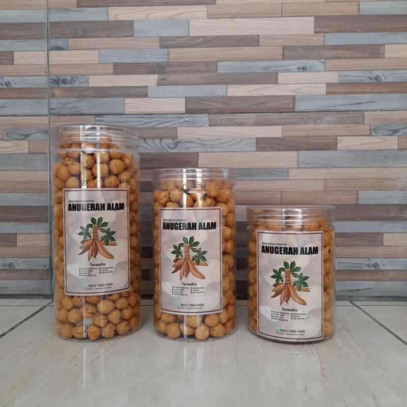 

Kaneker singkong kemasan toples rasa original