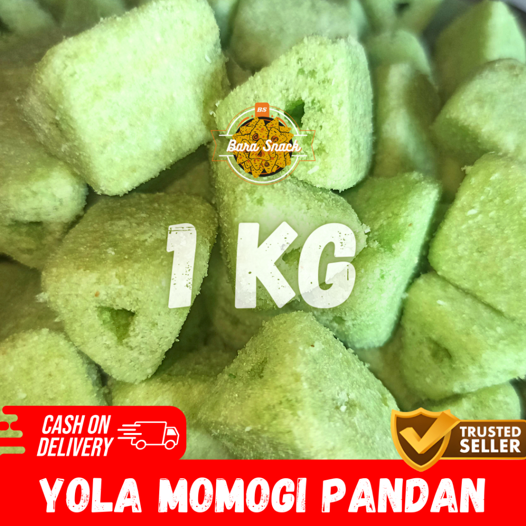 

[ 1KG ] Stik Yola Momogi Pandan Segitiga / Camilan Snack Kiloan Murah -B