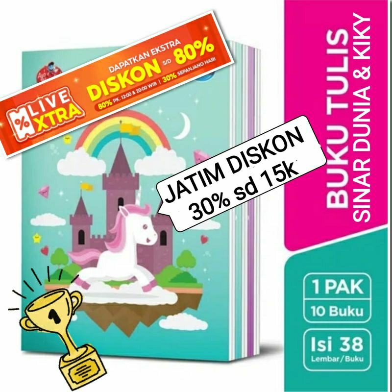 

Jatim buku tulis sidu 38lb 10buku