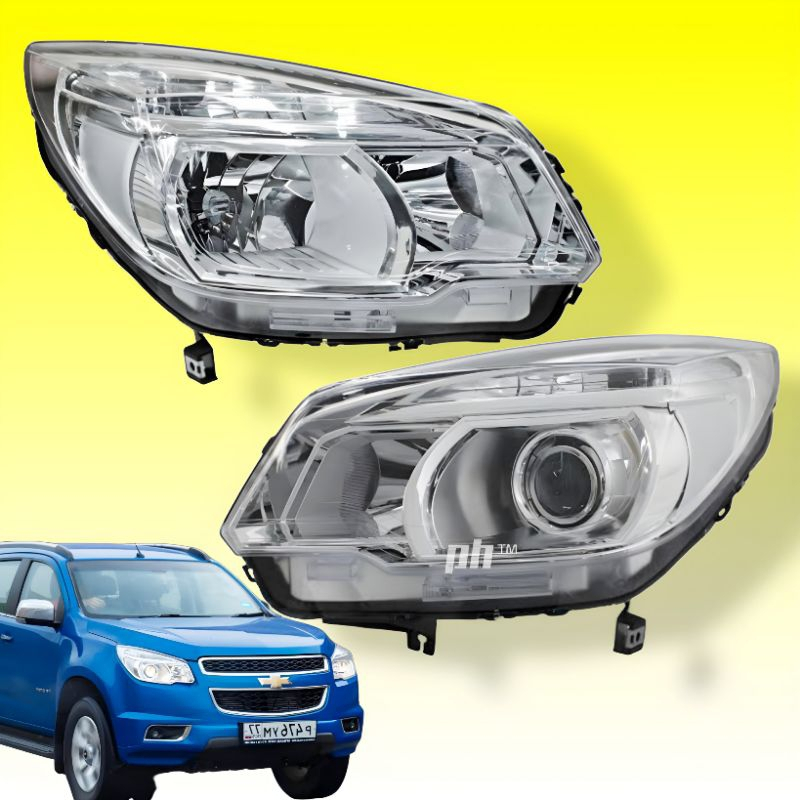 lampu depan chevrolet trailblazer 2012 2013 2014 trai blazer utama besar headlamp head lamp