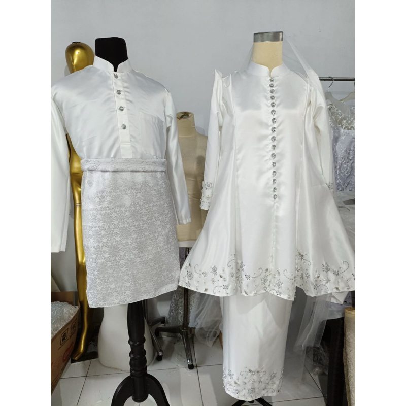 gaun pengantin muslimah Malaysia gaun walimah gaun akad wedding dress muslimah