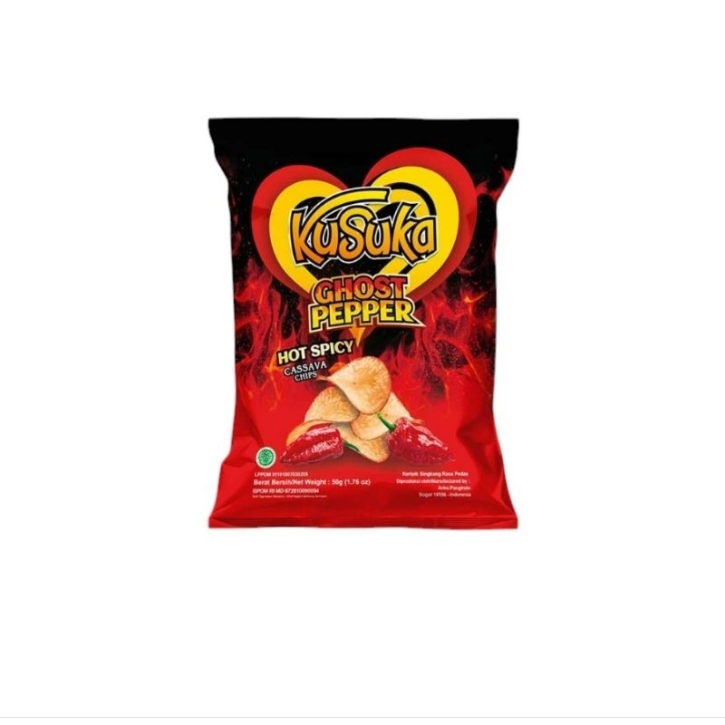 

Kusuka Keripik Singkong Ghost Pepper 50G