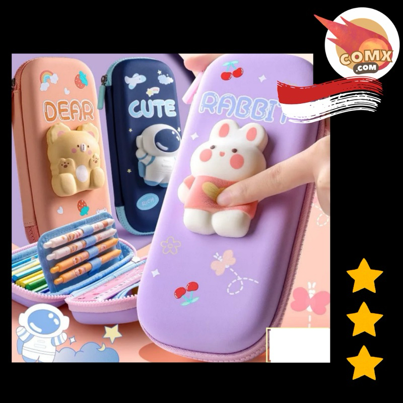 

COMX Kotak Pensil Squisy / Kotak Pensil Anak Hard Case