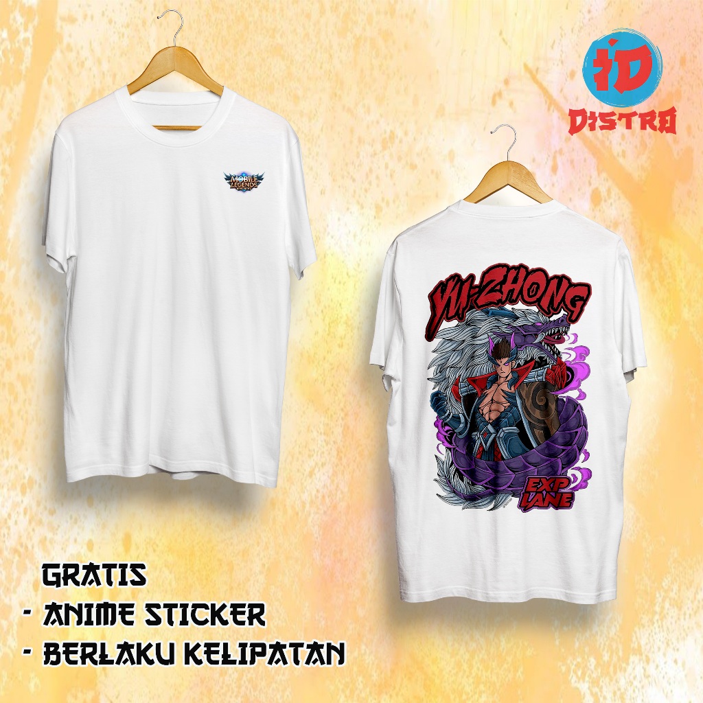 Kaos Mobile Legend Yu Zhong  - ID DISTRO