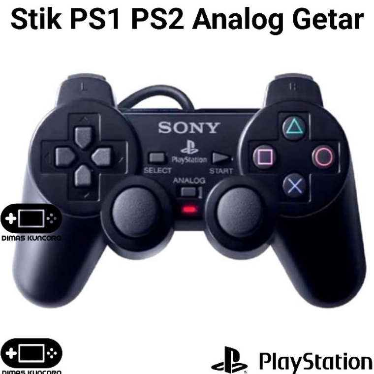 Baru Kvv Stik PS1 PS2 Analog Getar stick controller ps1 ps2 ps one ps 2 tw super