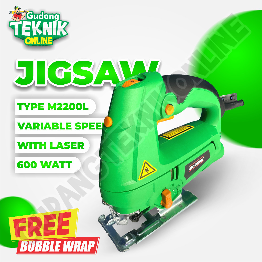 Modern M-2200L / Modern M2200L / Mesin Jigsaw Modern M 2200 L / Gergaji Jig Saw Modern M 2200L Laser