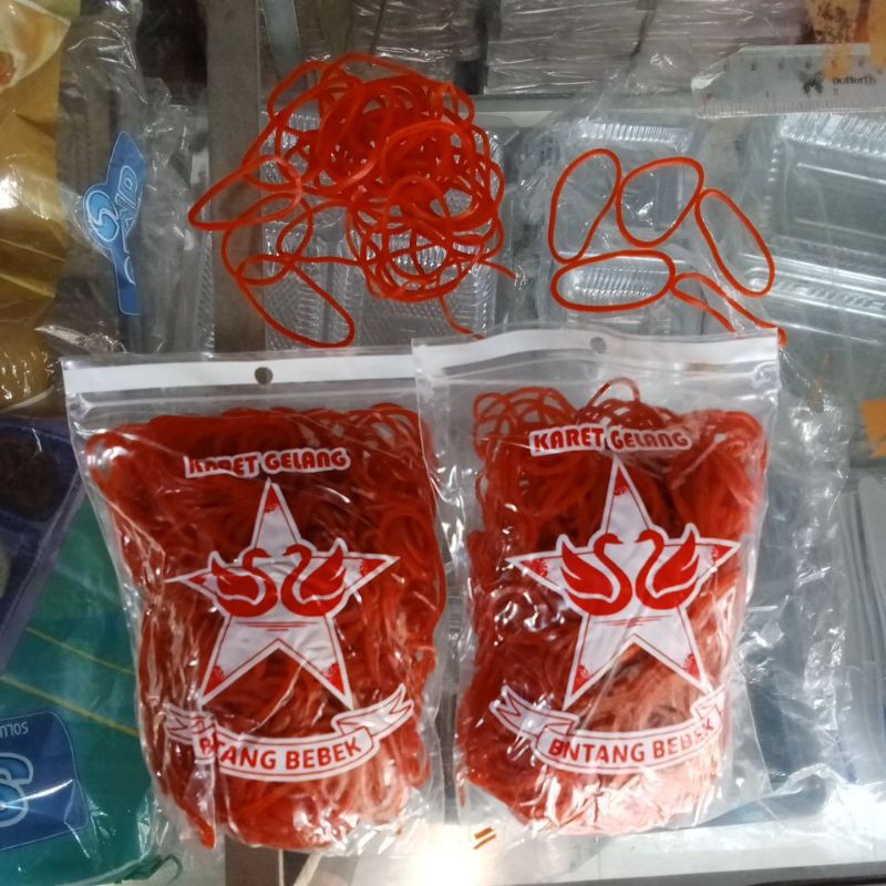 

karet pentil warna lingkaran kecil 1 ons