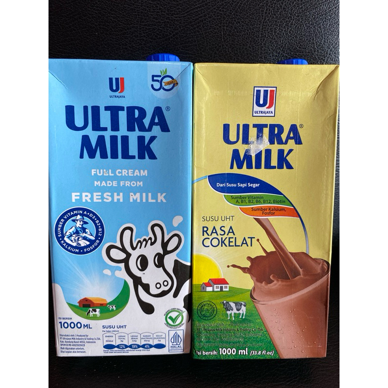 

Ultra Milk fullcream / coklat 1L