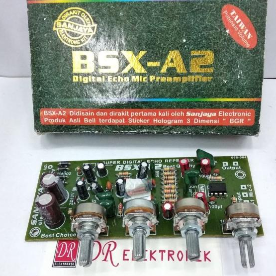 Murah Kit Tone control Repeater Digital Echo Mic Pre amp BSX A2 BELL dre3 Berkualitas