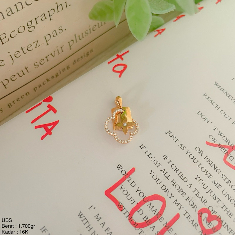 Perhiasan Liontin Emas ElVi UBS 16k/700