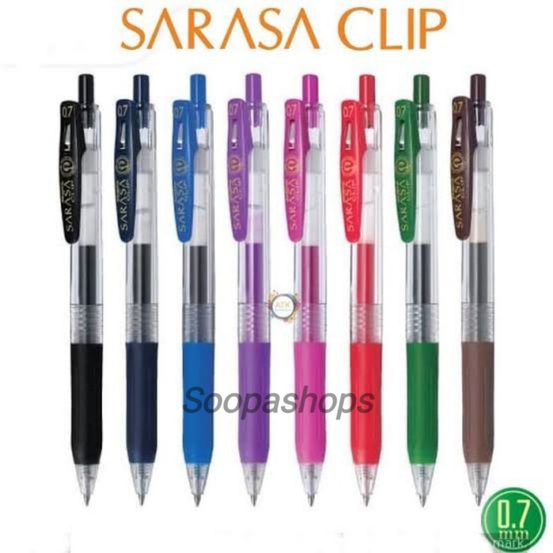 

Bolpoin Zebra Sarasa Clip Gel 0,7 mm Harga 1 Pcs