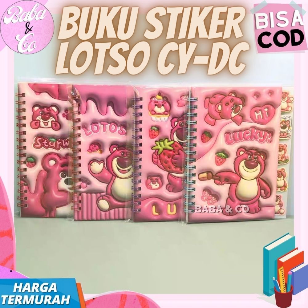 

BUKU STIKER LOTSO CY-DC BUKU LABEL STICKER BOOK LOTSO CY-DC LUCU UNIK MURAH COD