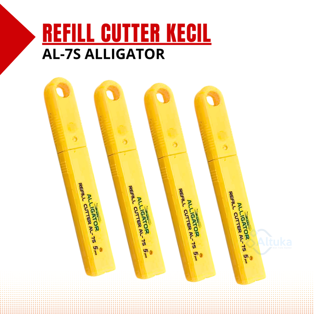 

Refill Cutter / Isi Cutter / Cutter Blade Alligator AL-7S (5pcs)