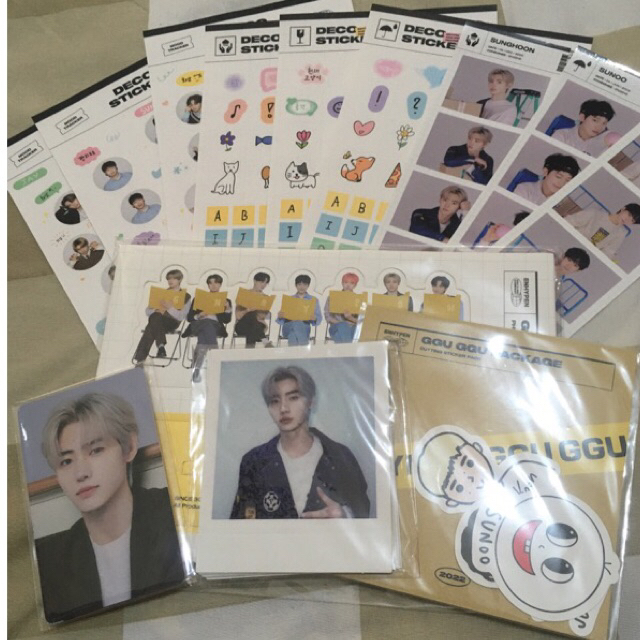 SHARING OFFICIAL GGU GGU PACKAGE 2022 PHOTOCARD ENHYPEN ENHA EVENT GUGU SET MEMBER JAY SUNGHOON JAKE