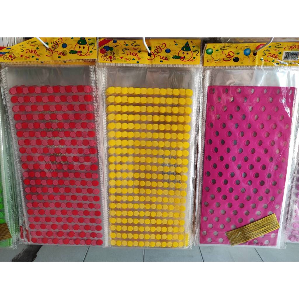 

plastik bingkisan polkadot kecil isi 10