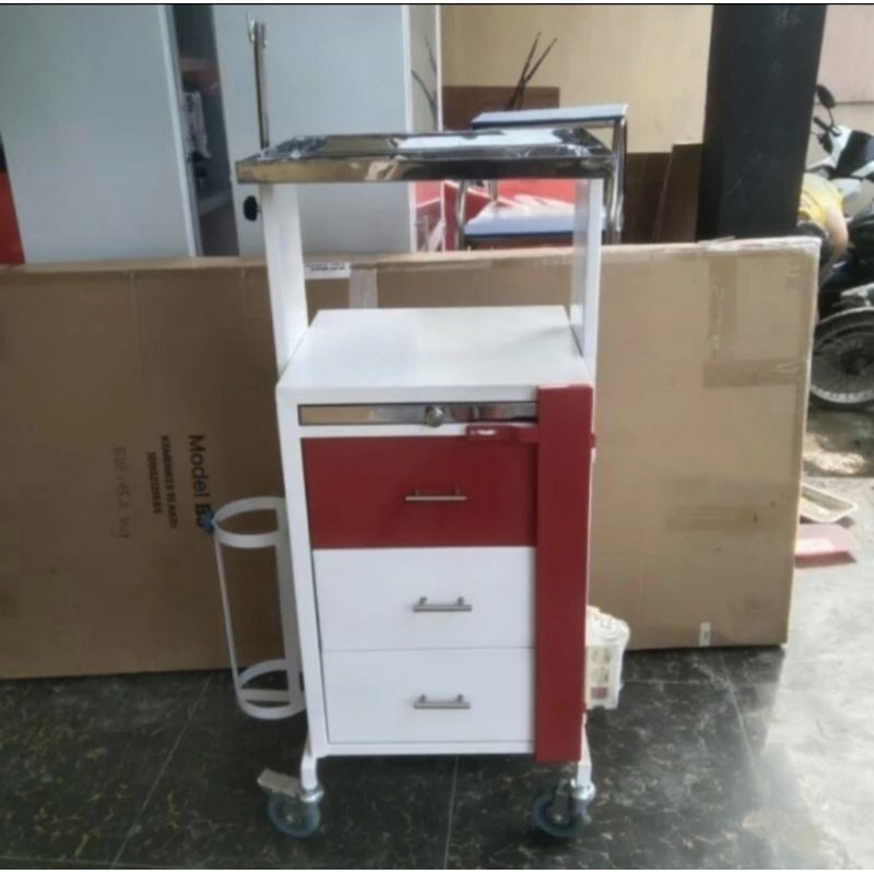 Trolley emergency besi PC/emergency trolley pc besi