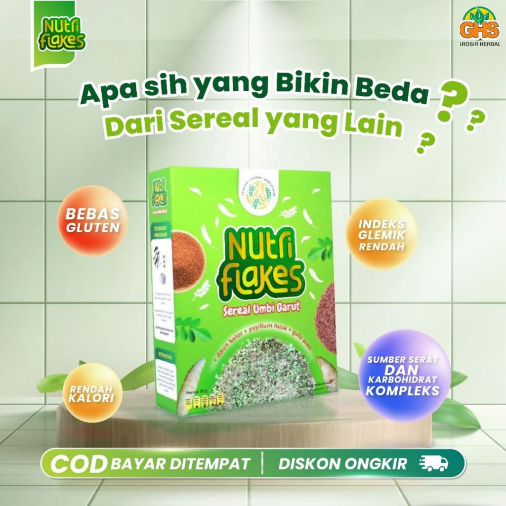 

NUTRIFLAKES ORIGINAL - NUTRIFLEKS BANTU ATASI PERMASALAHAN PADA LAMBUNG, ASAM LAMBUNG, MAG, GERD
