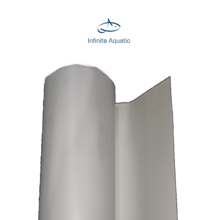 Stiker Background Aquarium Putih (per cm)