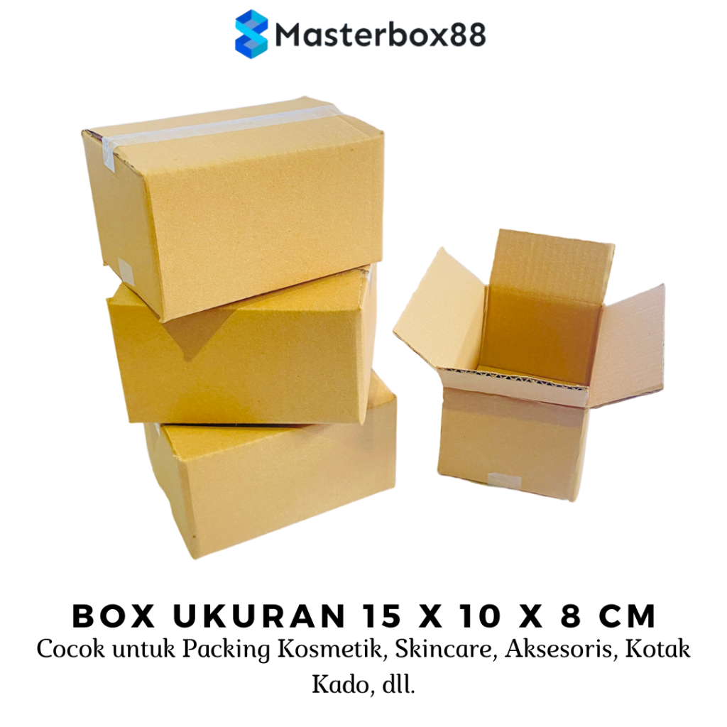 

Kardus | Karton | Box | Dus | Kotak Polos 15 x 10 x 8 cm | Corrugated Box Packaging