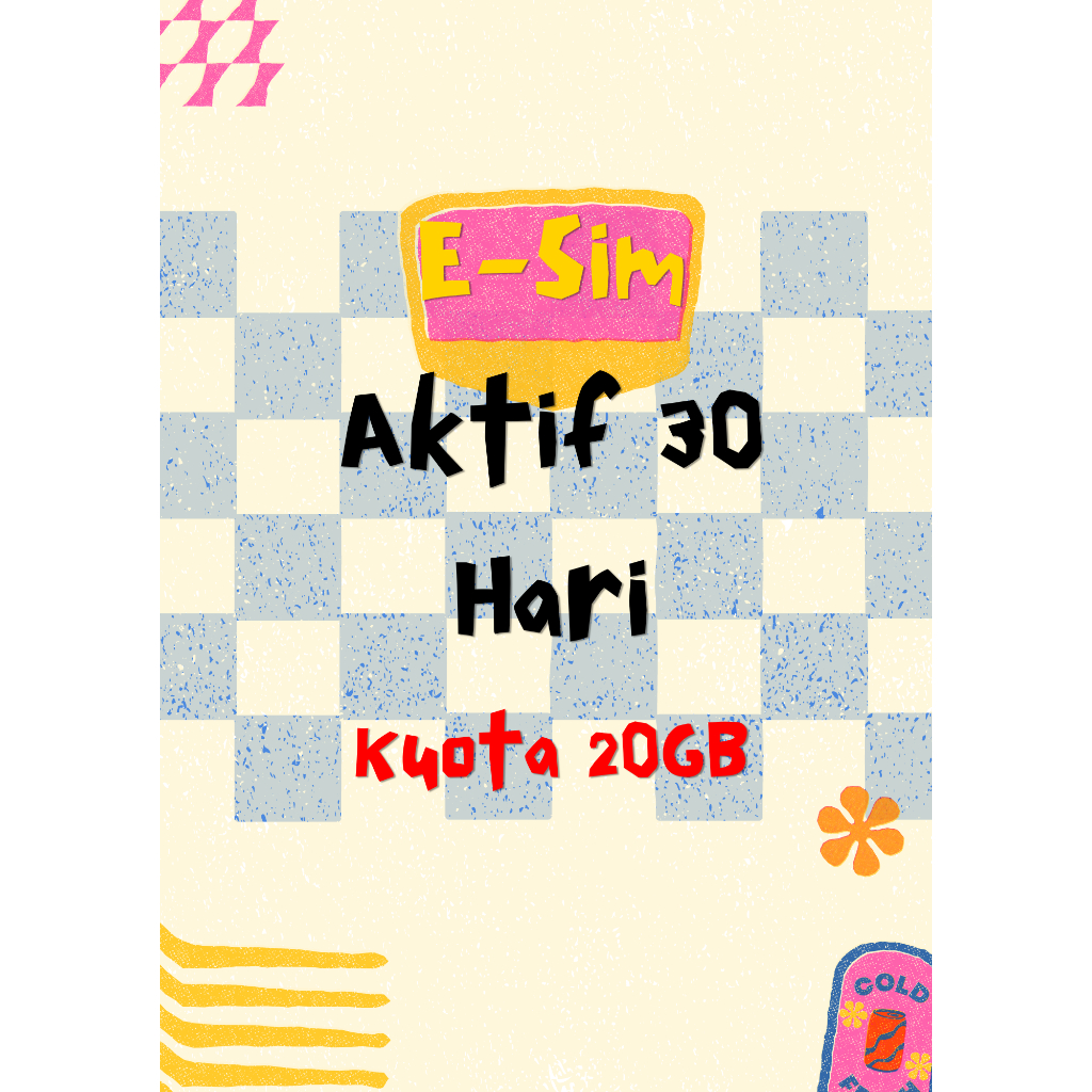 ESIM Telkomsel XL 30 Hari 20GB