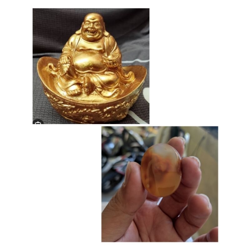 BATU AGATE OBI MOTIF BUDDHA JULAI / BUDDHA KETAWA ISTIMEWA