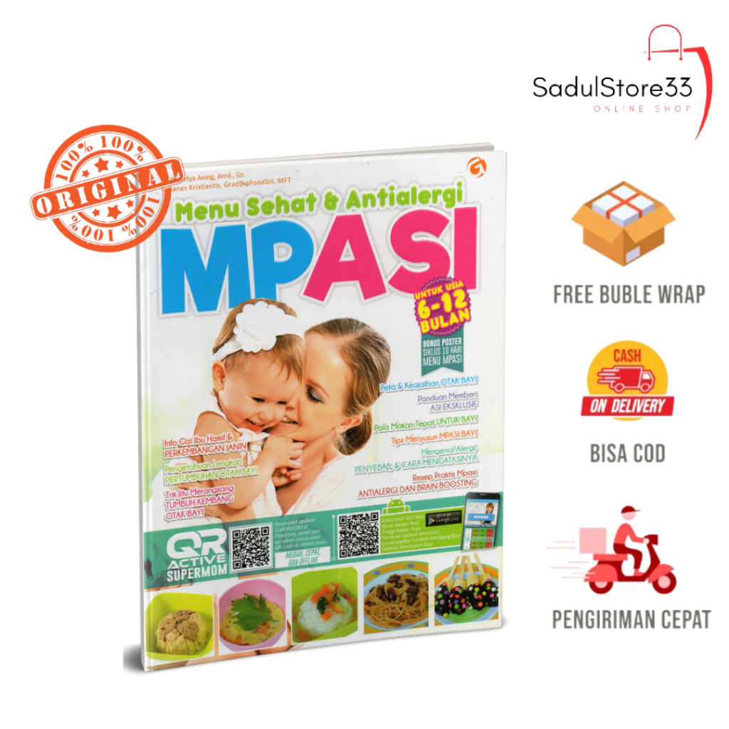 BUKU MPASI ANAK - MENU SEHAT ANTI ALERGI MPASI