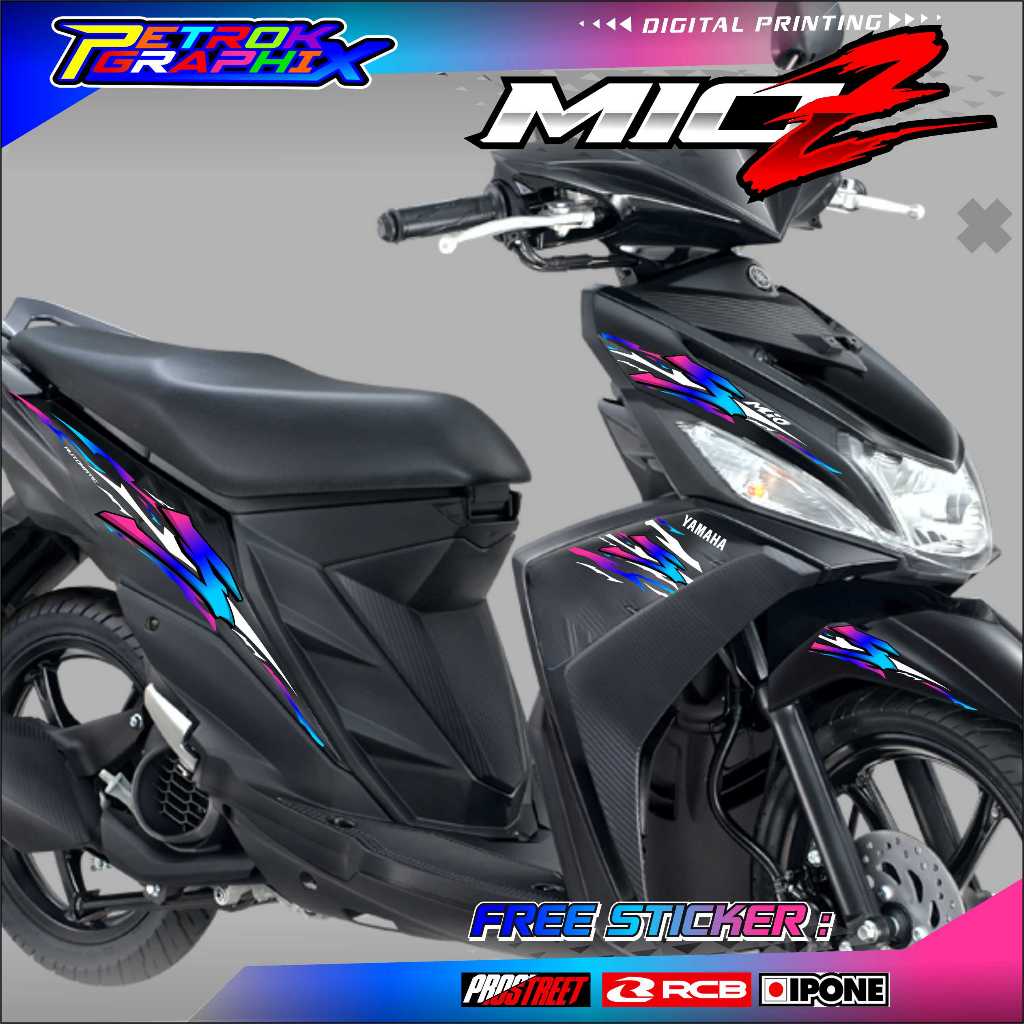 STRIPING VARIASI YAMAHA MIO Z / STIKER LIST MOTOR MIO