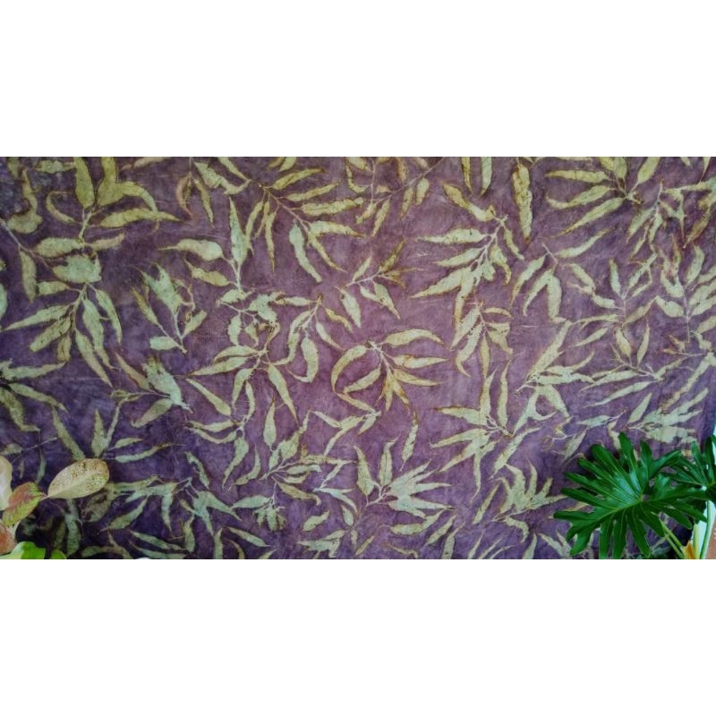 kain batik ecoprint