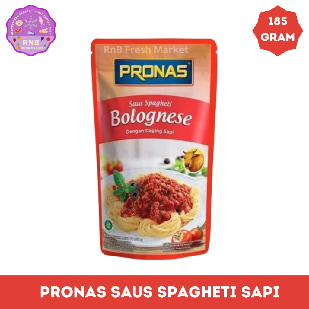 

Pronas Saus Spagheti Daging Sapi Netto 385 Gram