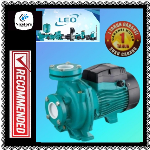 Pompa air centrifugal dorong transfer Leo Pump AC 400 BF4 LEO 5.5Hp 380v LPM 1800 Out 4"