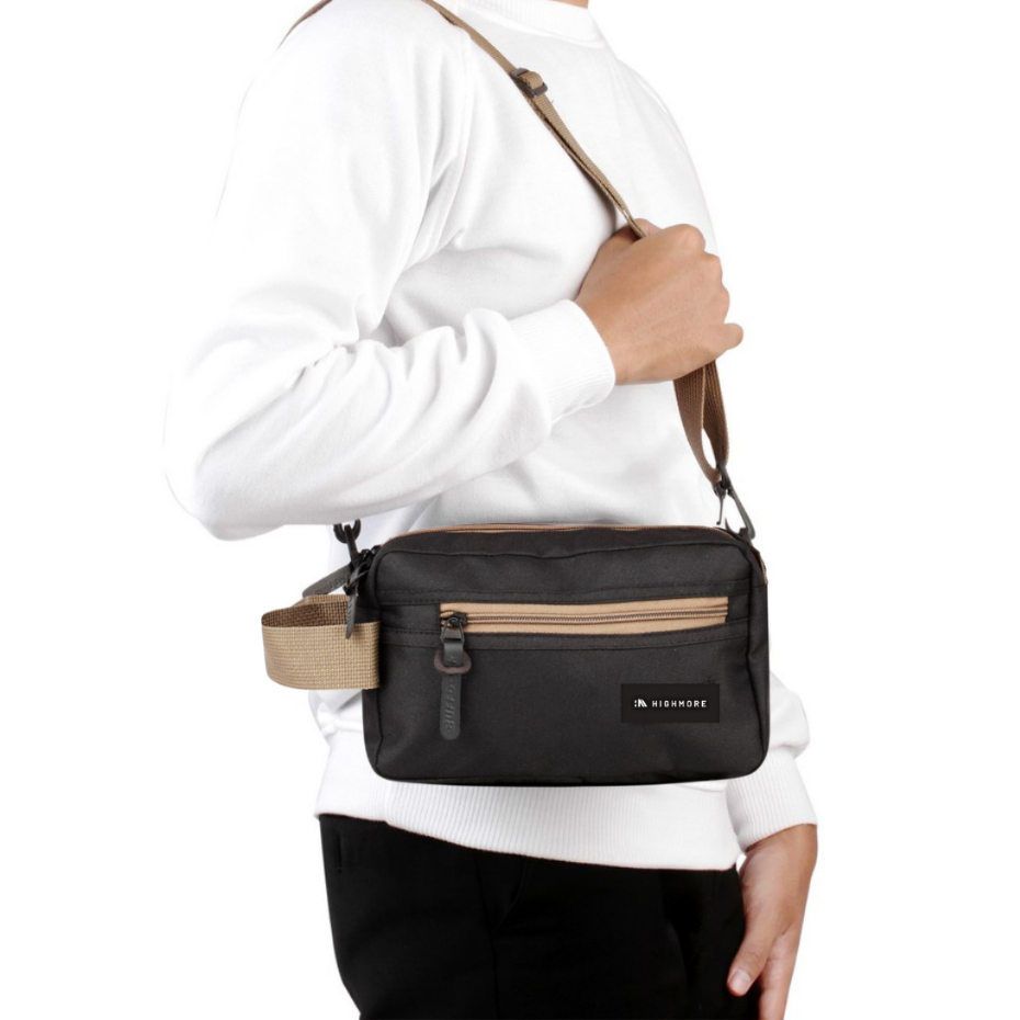 Tas Selempang Pria - Handbag Pouchbag Cowok Highmore - DEKO