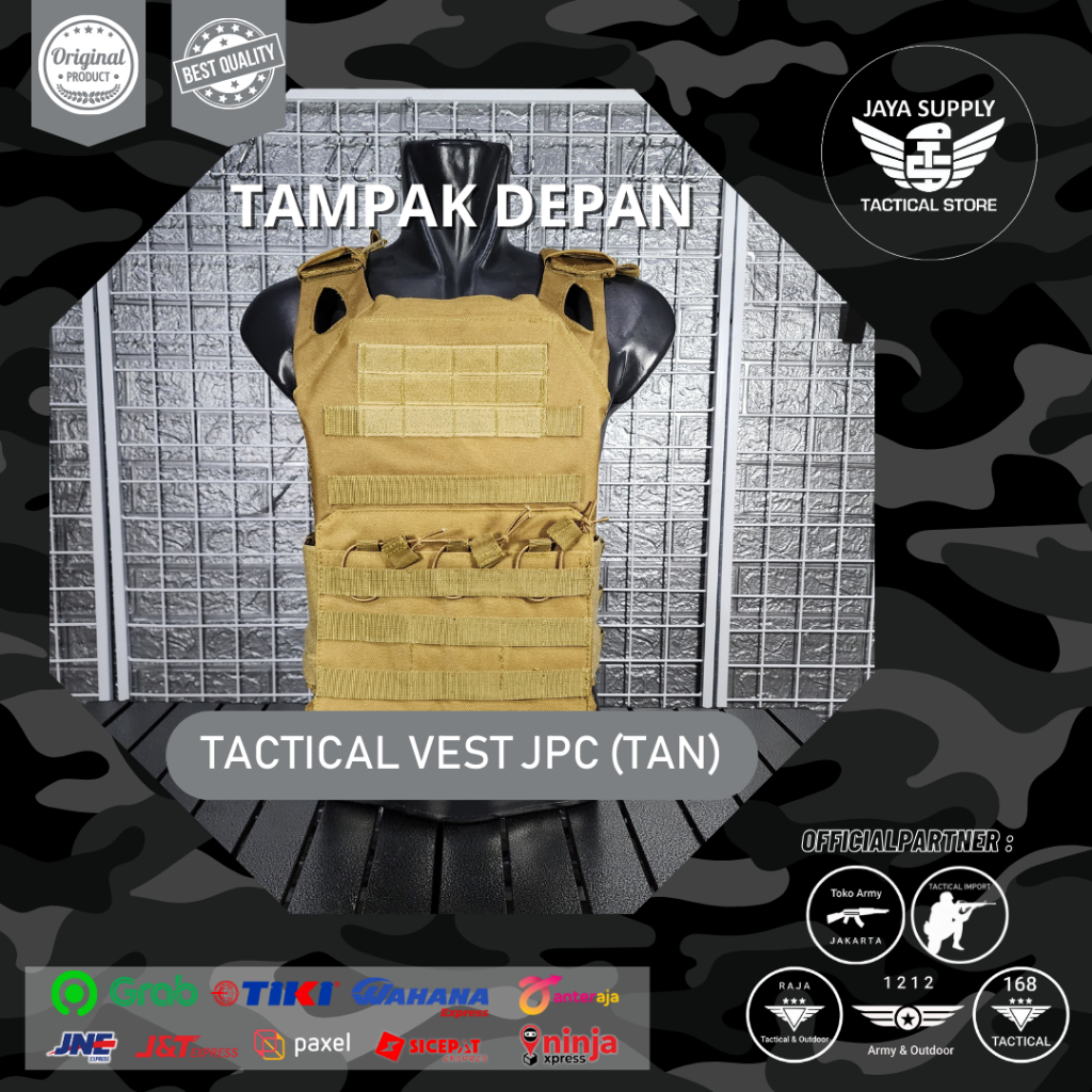 Rompi Army Tactical Vest Armor JPC Army - Tan