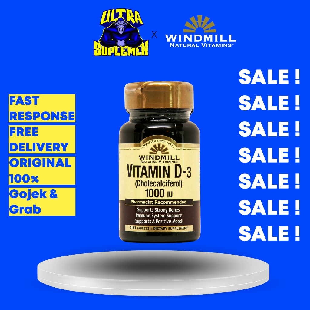 WINDMILL D-3 1000UI 100 TABLET