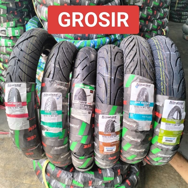 Grosir ban 90/90 14 kingland tubeless*