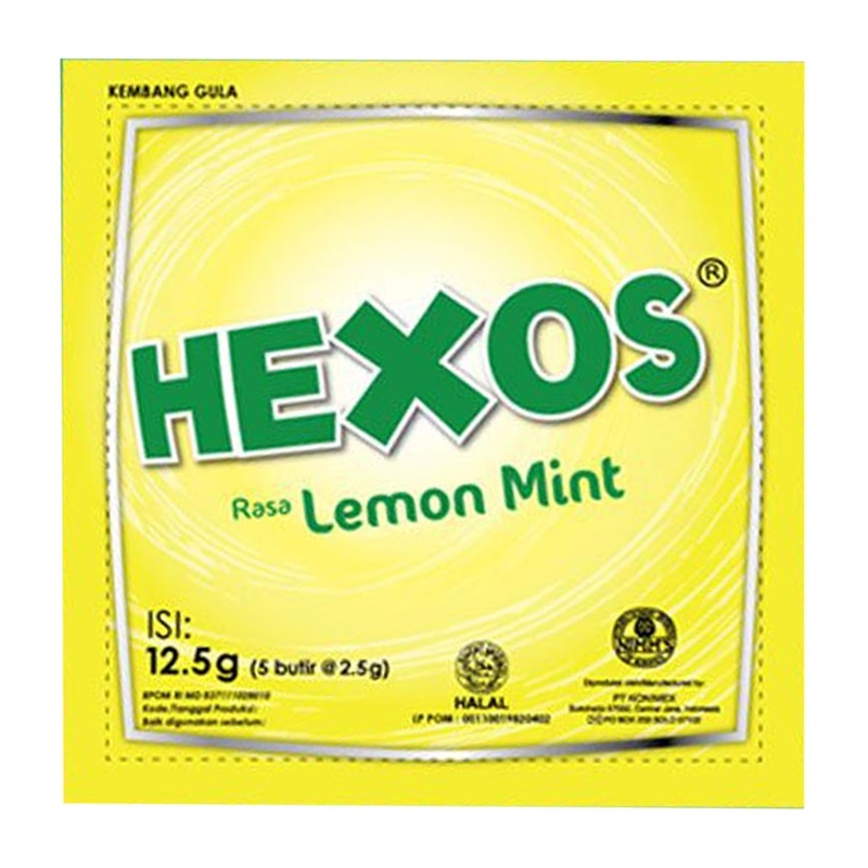 

Hexos Lemon Mint 12.5gr (5 Butir @2.5gr)