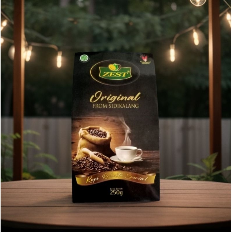 

Kopi Robusta Sidikalang Medan 250 gram tanpa/pakai Kotak luar