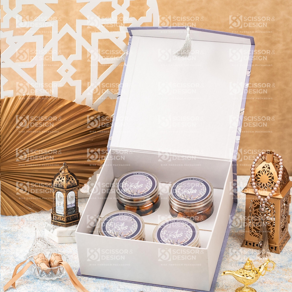

Scissors & design Hard box Hampers Ramadhan / Eid Fitri 25 x 25 x 9 cm CUSTOM PRE ORDER