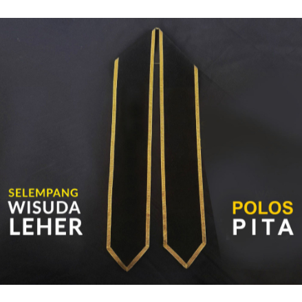 LANGSUNG KIRIM  selempang leher polos/selempang wisuda polos/selempang sash polos/selempang leher po