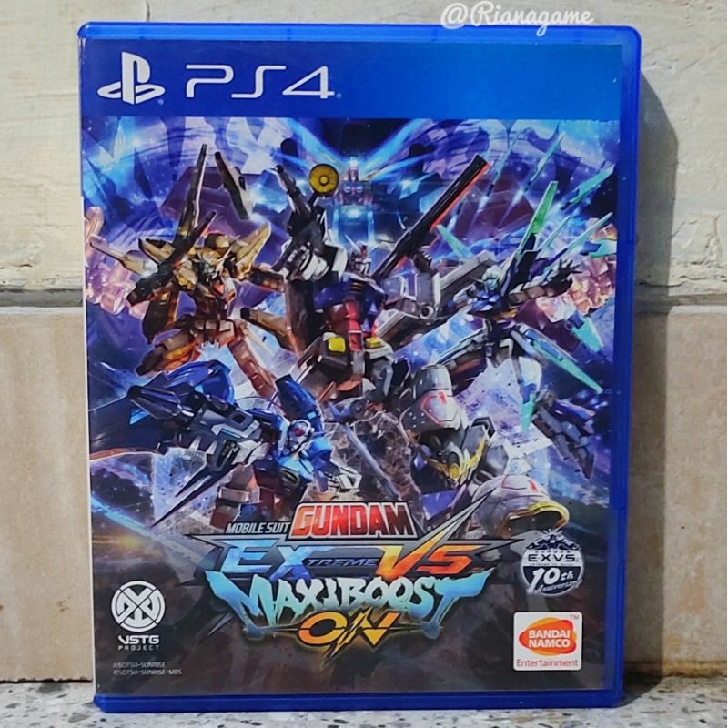 BD Kaset PS4 PS5 Mobile Suit Gundam : Extreme Vs. Maxi Boost On Game CD PS 4 5 Original Playstation 