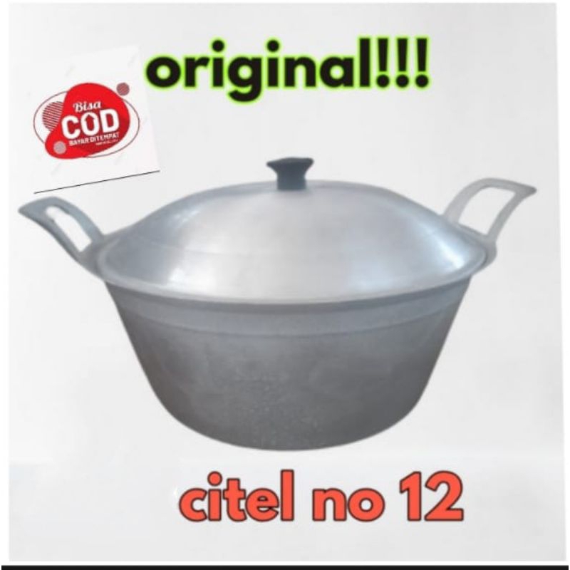 Panci Katel Serbaguna Citel No 12 Aluminium Super Tebal