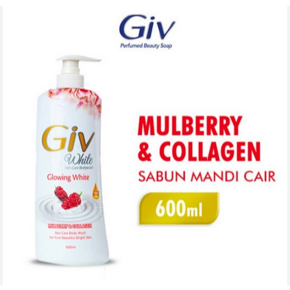 Giv Botol Pump 550 Ml Sabun Cair Mulberry & Collagen