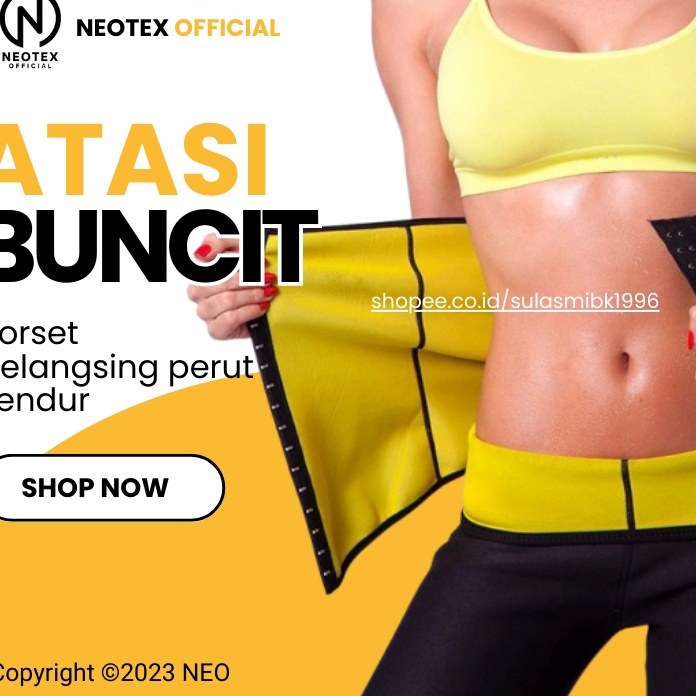 C6369 Korset Perut Buncit Corset Pelangsing Pembakar Lemak Alat Pelangsing Perut Wanita