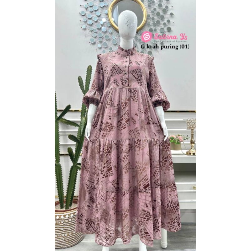 GAMIS SALVINA YS  BRASCO IMPORT / SALVINA MOTIF KOTAK