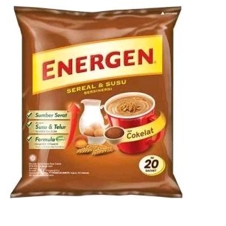 

Energen sereal rasa coklat bag isi 20 sachet