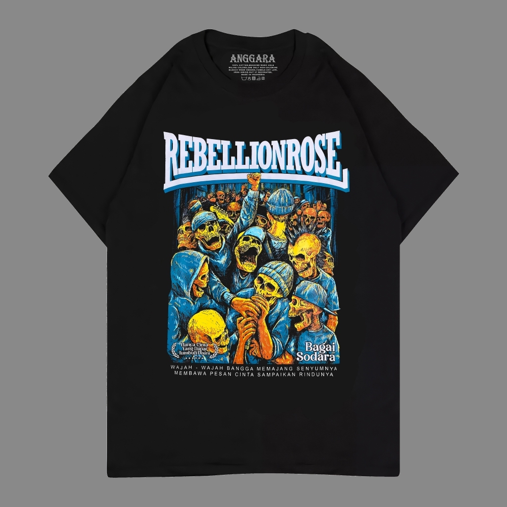 READY STOCK - TS MENANG 2024 - Kaos Rebellion Rose Original