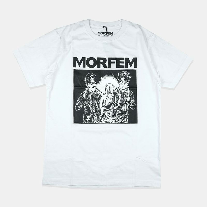 Morfem Tersesat di antariksa / Tshirt Morfem Kaos Band morfem Putih