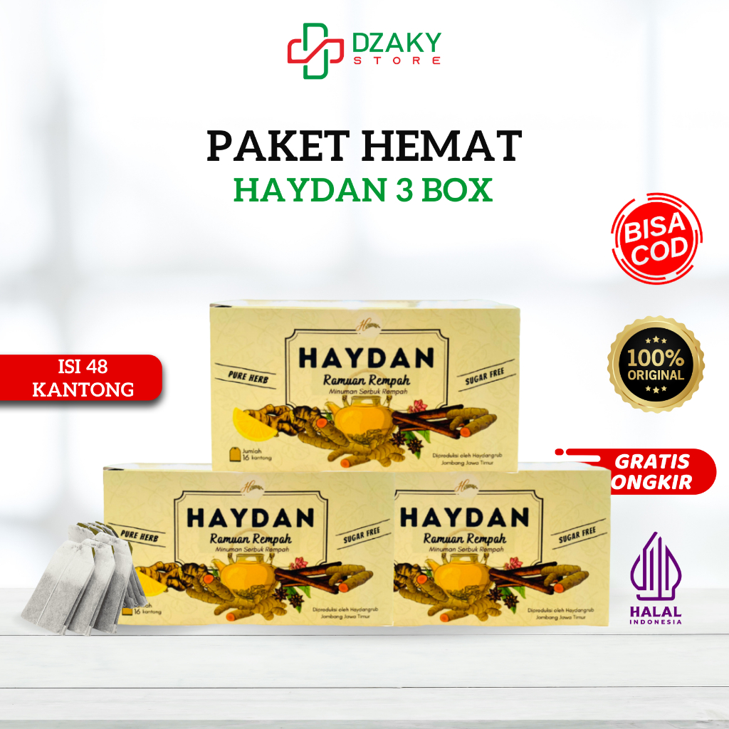 

Teh Detox | DIET + HAID LANCAR | Teh Celup Rempah | JSR | Ramuan Rempah | PAKET HEMAT 3 box