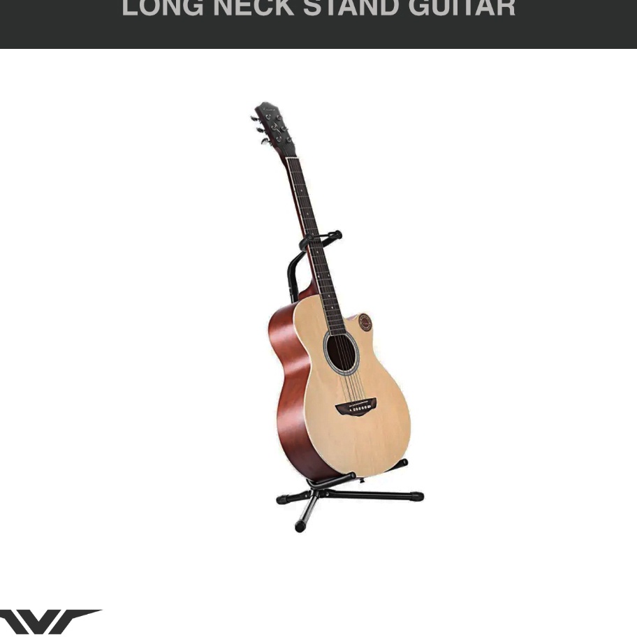 COD Stand Gitar Bass Ukulele Elektrik Tempat Gitar Penyangga Gitar Jepitan Gitar Long Neck