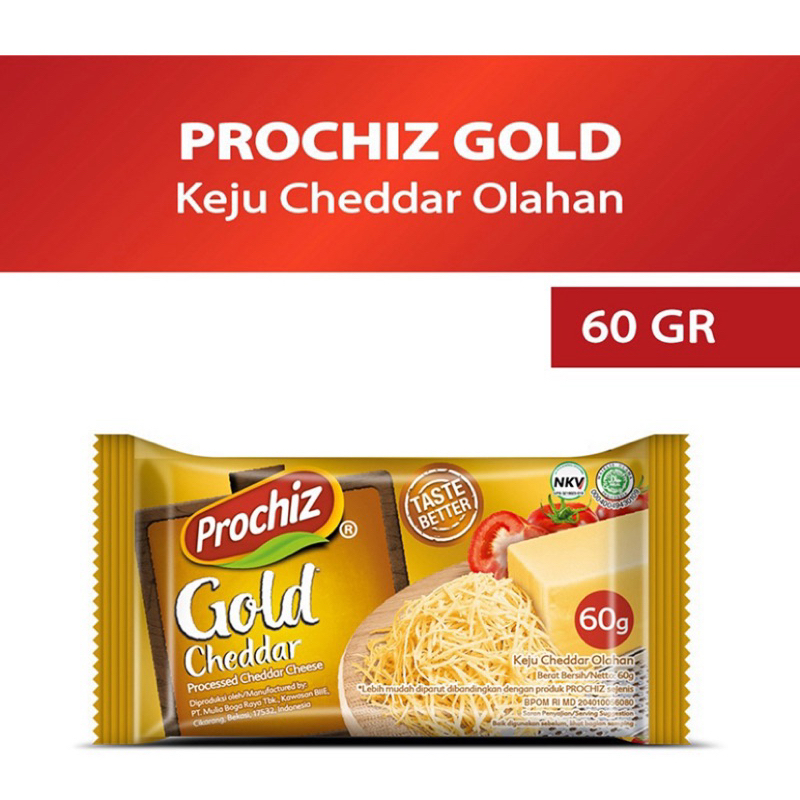 

Prochiz keju atau Cheese Gold 60 gram