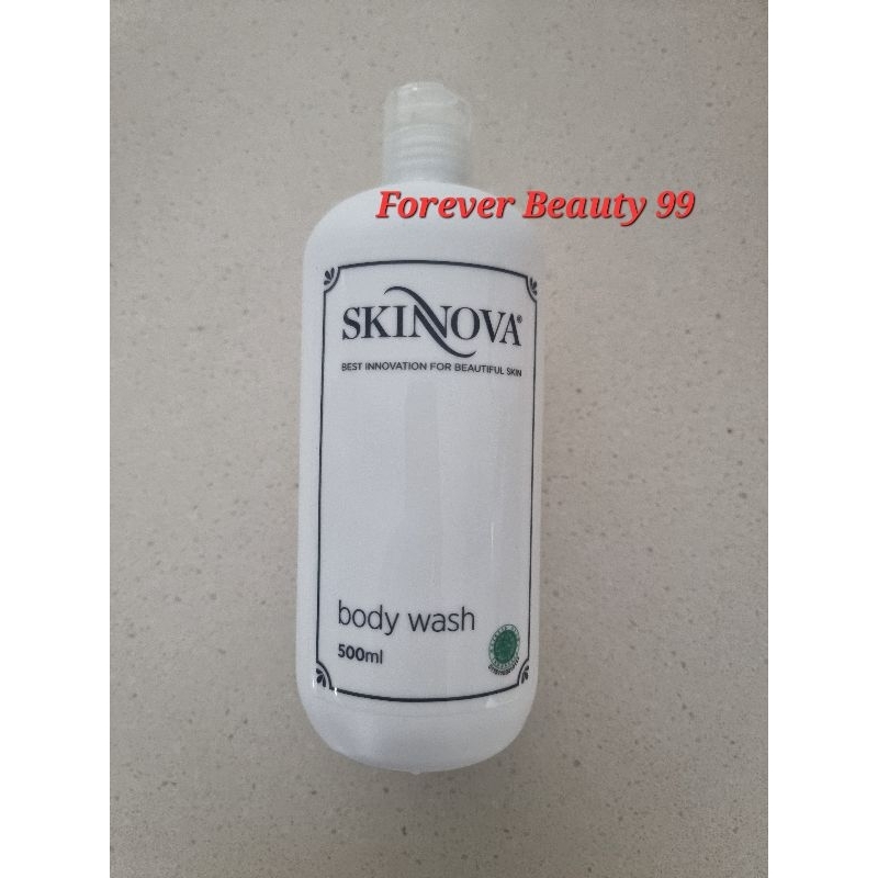 Skinnova Body Wash 500 ml - sabun mandi pencerah & pelembab kulit tubuh - original - skinova